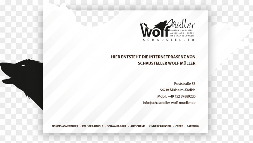 This Wolf Paper Logo Brand Font PNG