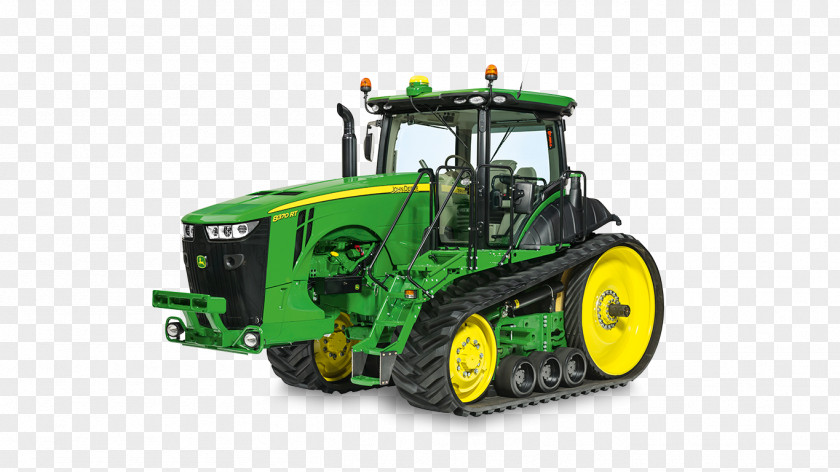 Tractor John Deere Agriculture Row Crop Agricultural Machinery PNG