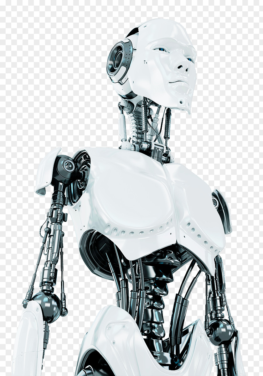 White Robots Robotics Mechanical Engineering Futurism PNG