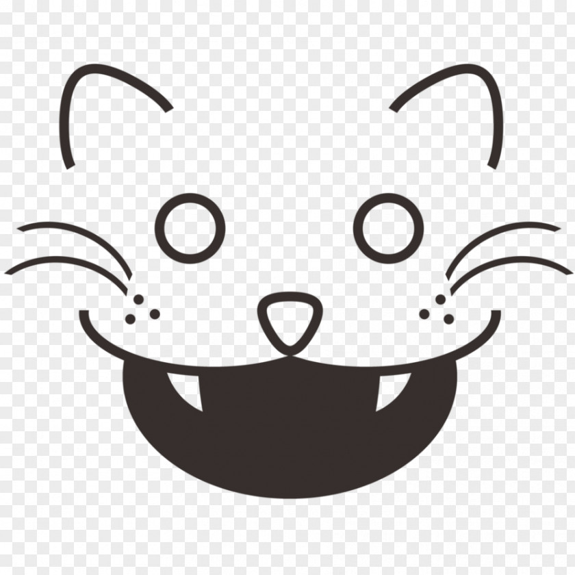 Cat Whiskers Snout White Clip Art PNG