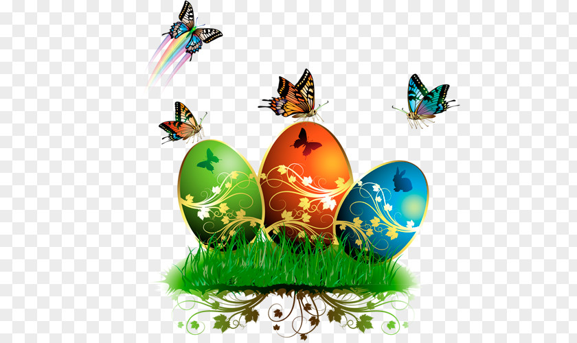 Easter Background tree Bunny Postcard Egg Vector Graphics PNG