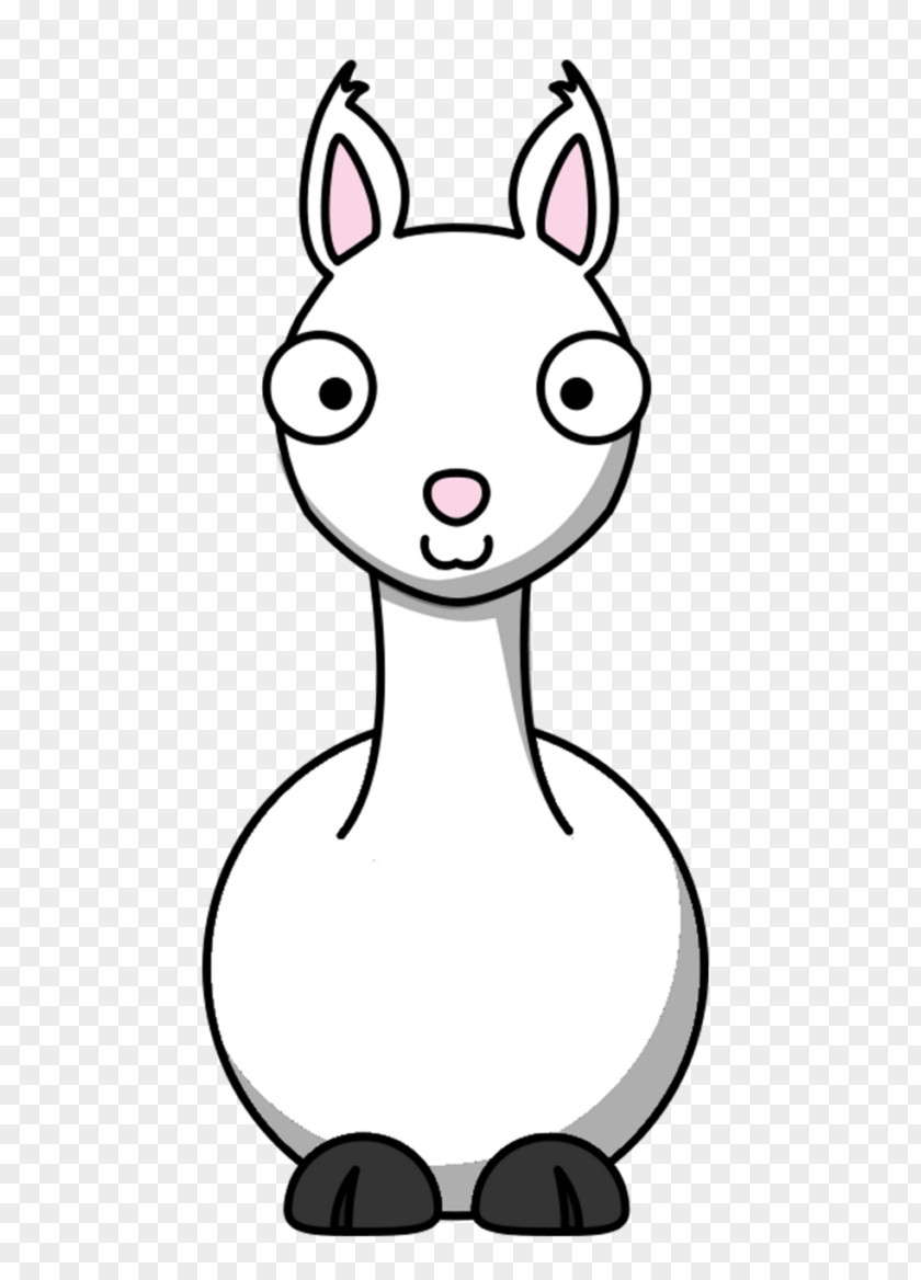 RABIT CARTOON Llama Clip Art Vicuña Image Drawing PNG