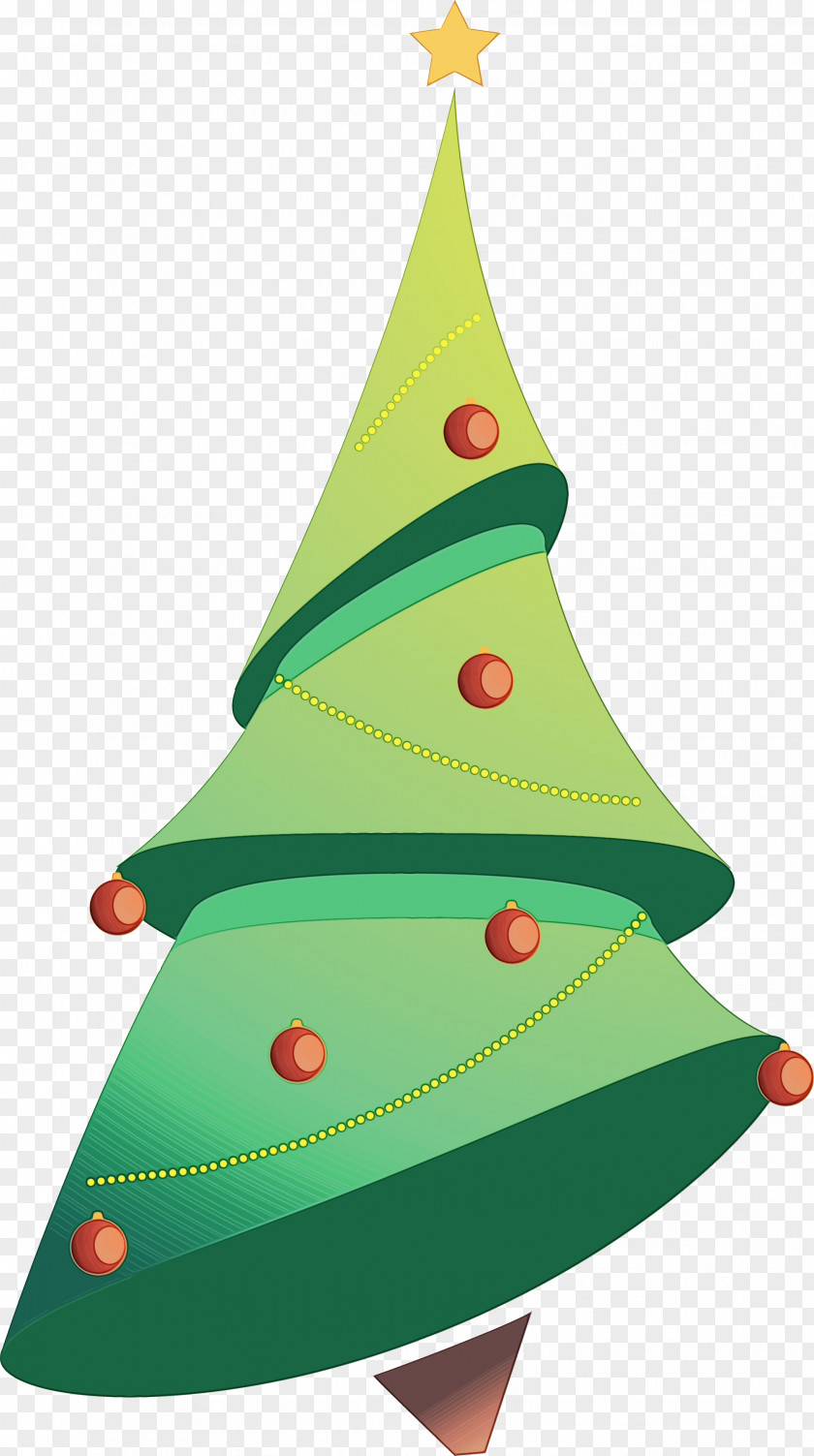 Evergreen Fir Christmas Tree PNG