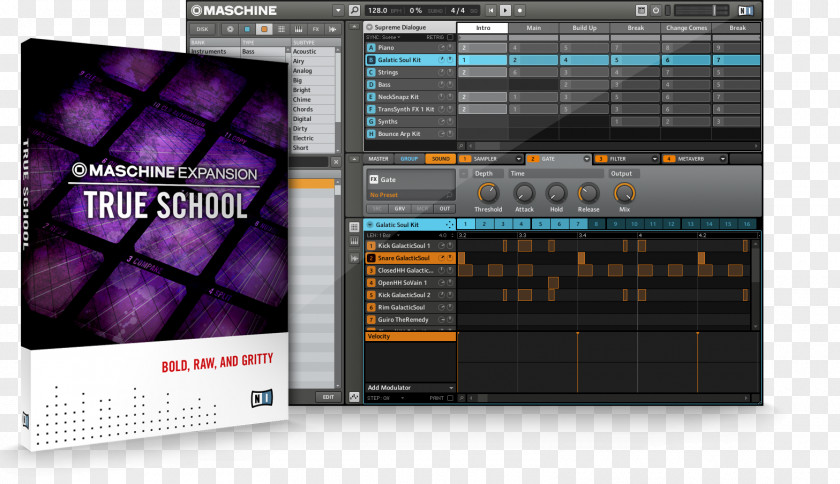 Prise Sound School Maschine Wave Distribution UBK Fatso EL7 Electronic Musical Instruments PNG