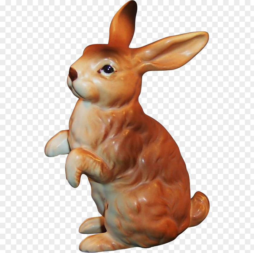 Rabbit Domestic Hare Figurine Easter Bunny PNG