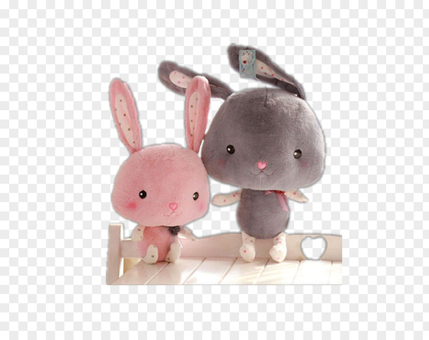 Cute Little Bunny Rabbit Plush Toys Miniature Lop Leporids Toy PNG