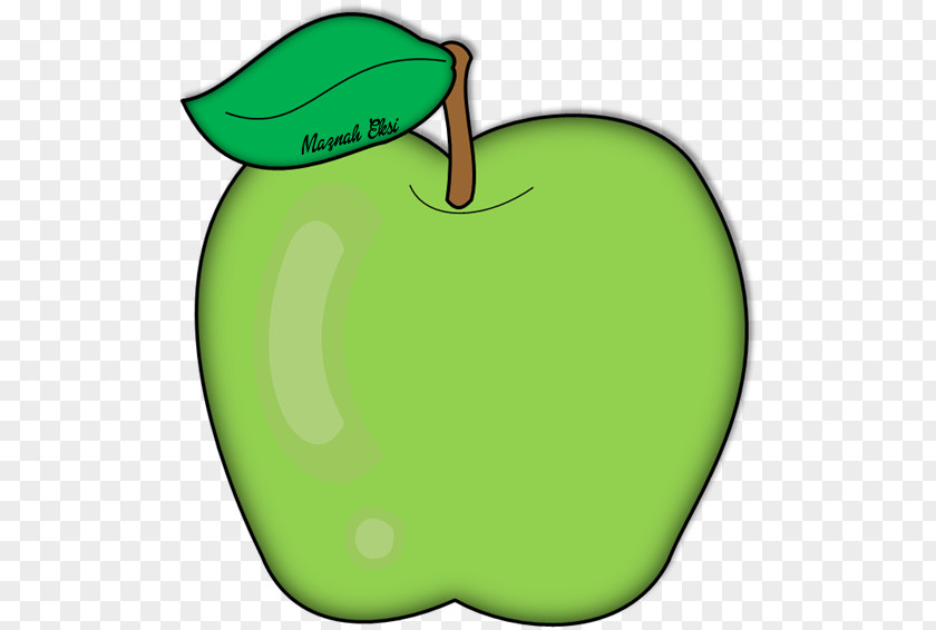 Green Apple Slice Drawing Cartoon Auglis Clip Art PNG