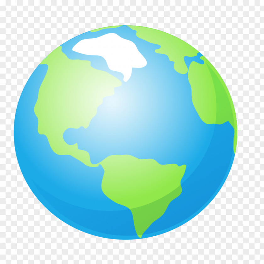 Hand-painted Blue Earth Painting PNG