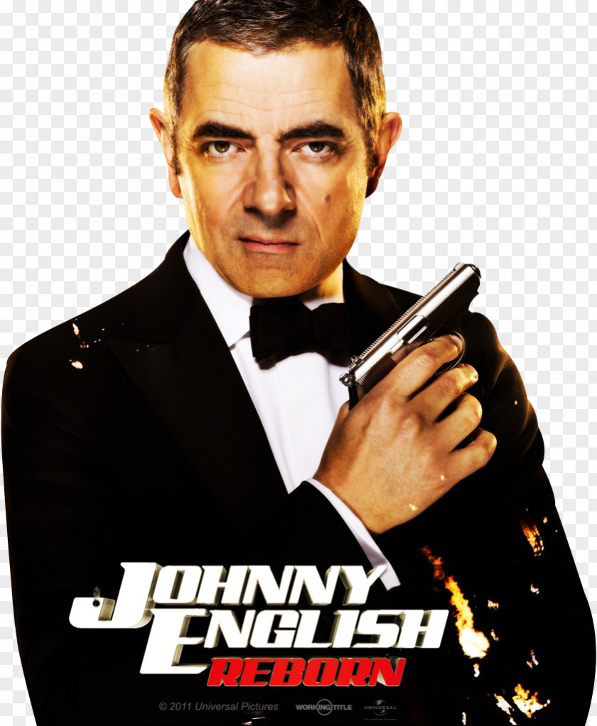 Johnny English Rowan Atkinson Reborn Film Series Action PNG