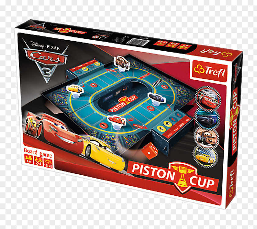 Piston Cup Jigsaw Puzzles Lightning McQueen Board Game Trefl Cars PNG