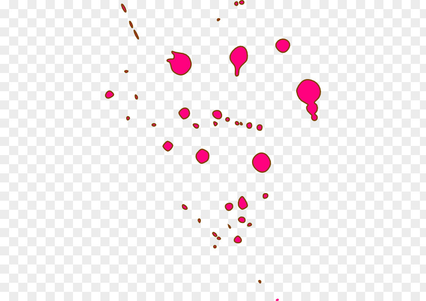 Splat Grungr Pink Clip Art PNG