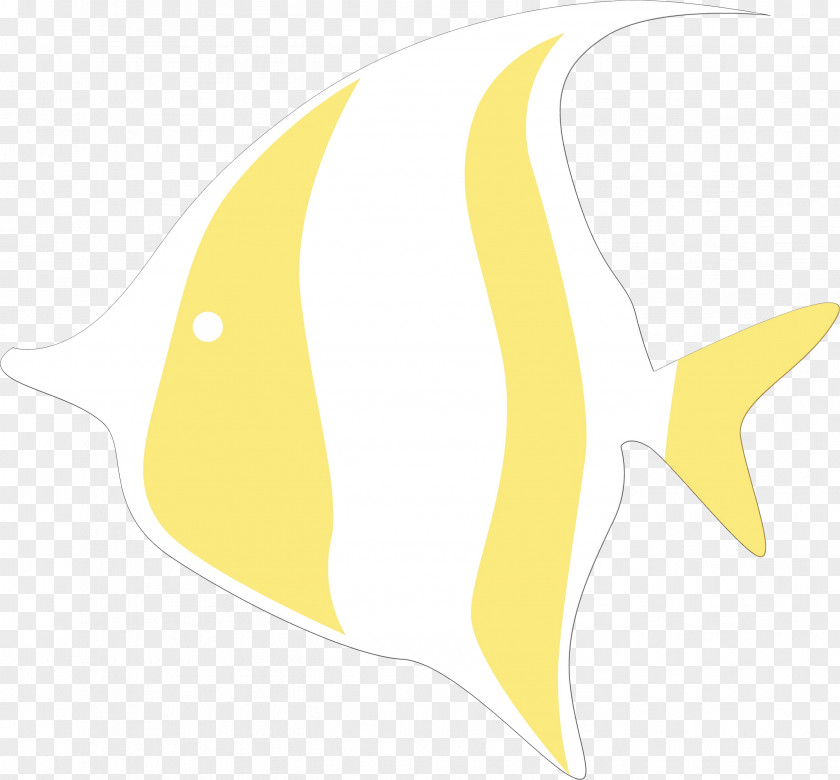 Angle Logo Yellow Line Fish PNG