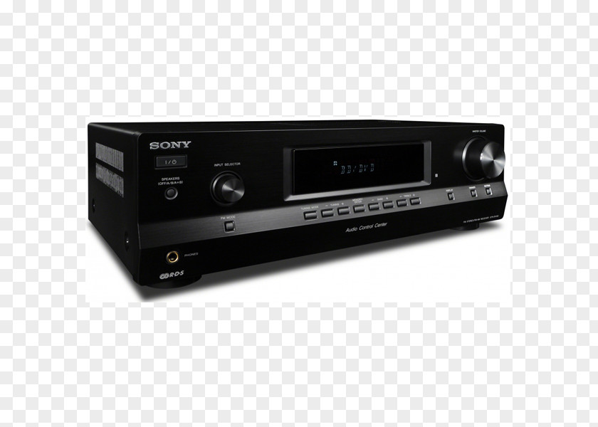 Audio Receiver AV Sony STR-DH130 Radio Stereophonic Sound PNG
