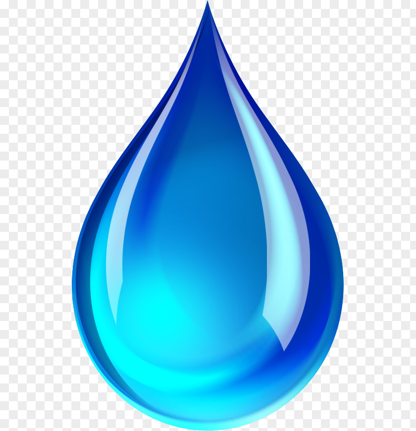 Blue Water Drop Ionizer Plumbing PNG