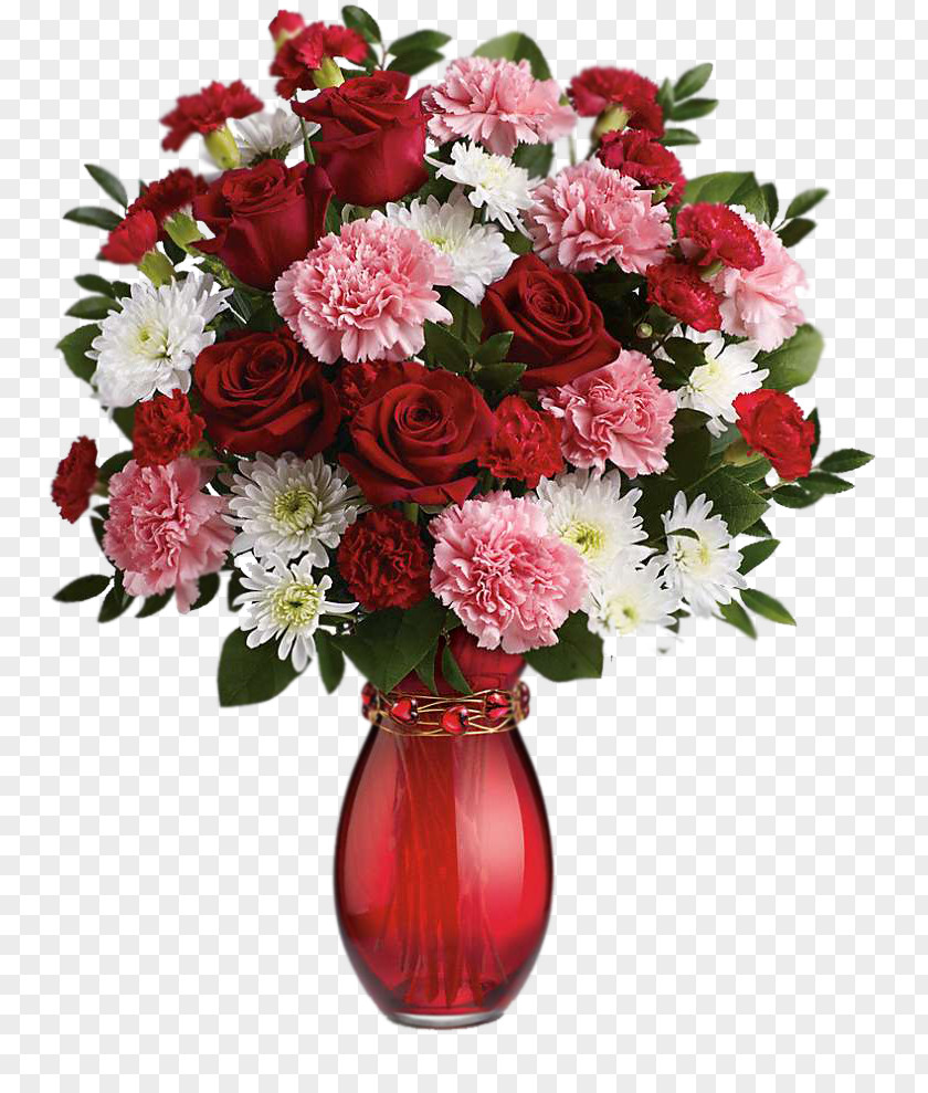 Bouquet Of Flowers Valentine's Day Floristry Flower Gift PNG