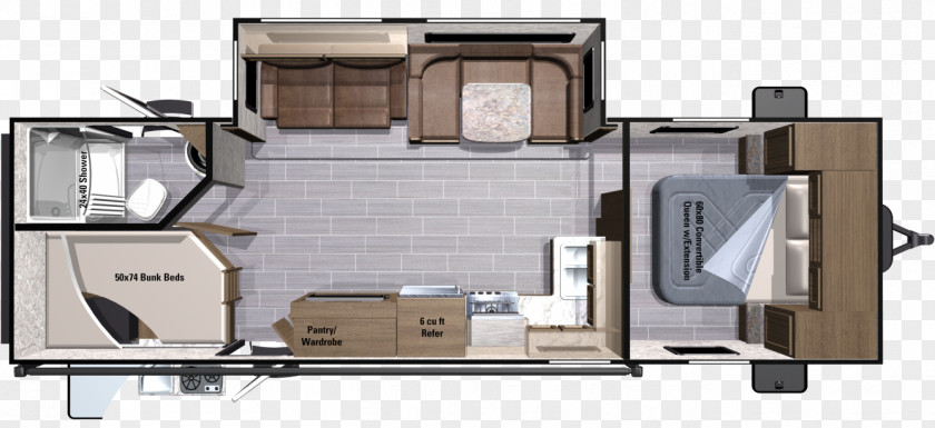 Caravan Campervans Trailer Floor Plan Living Room PNG