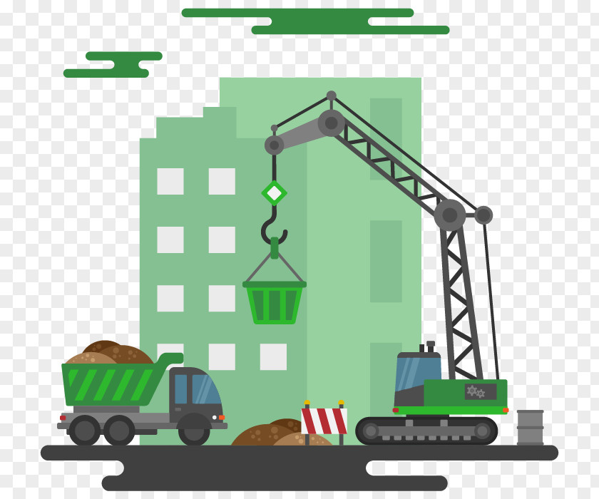 Industrial Worker Architectural Engineering Building Heavy Machinery Construction Clip Art PNG