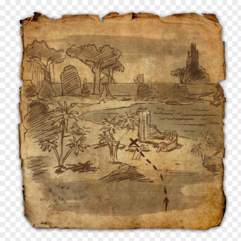 Map The Elder Scrolls Online Treasure YouTube PNG