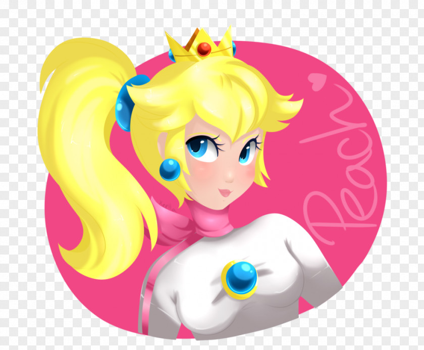Mario Princess Pink M Figurine Legendary Creature Clip Art PNG