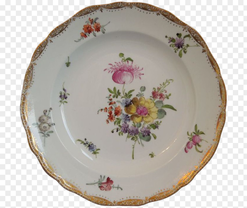 Plate Meissen Porcelain Limoges PNG