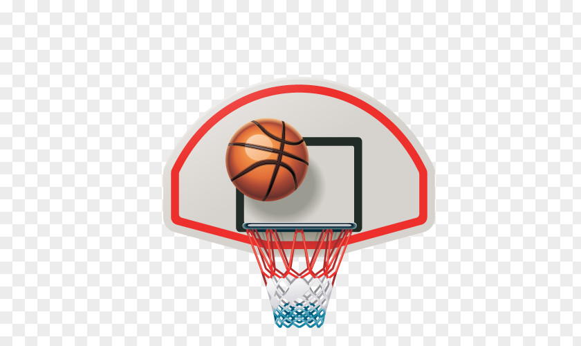 Vector Basketball Net Court Backboard PNG