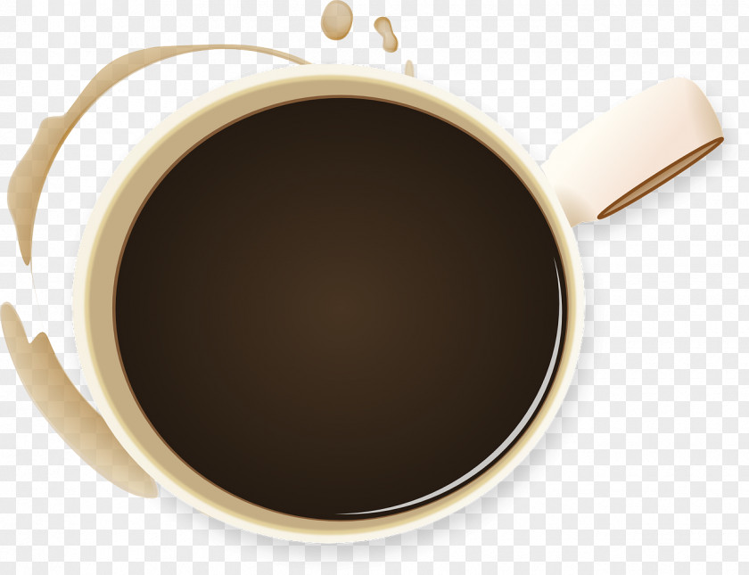Coffee Splash Cup Cafe Drink Clip Art PNG