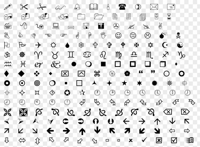 Handwriting Arrow Wingdings 2 Webdings Font PNG