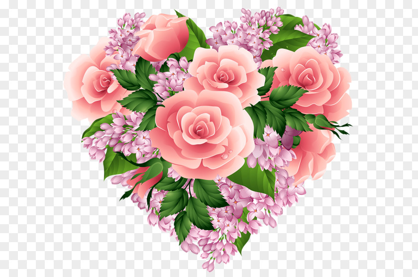 HEART FLOWER Flower Heart Clip Art PNG