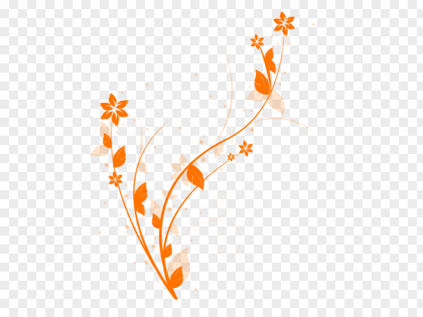 Orange Flower Islamic New Year Year's Day Wish Resolution PNG