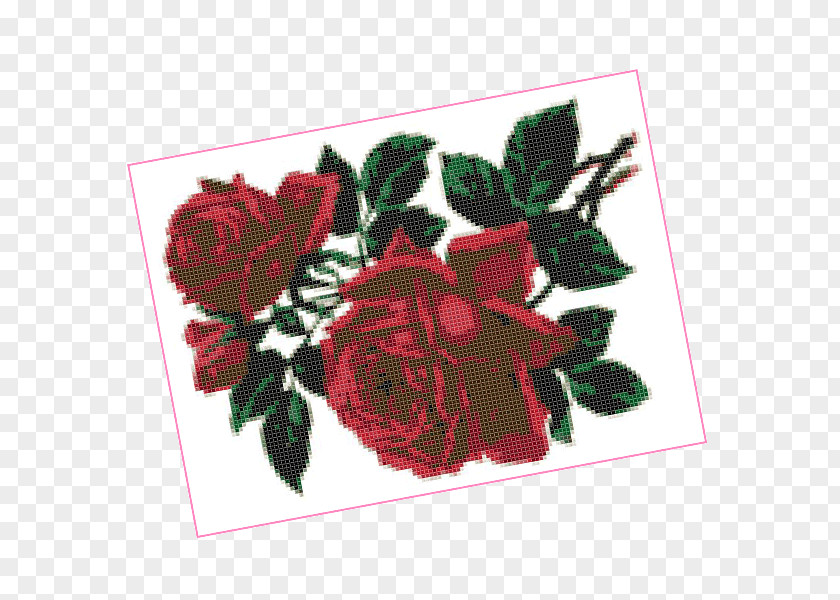 Stitch Garden Roses Flower Rosaceae Floral Design PNG