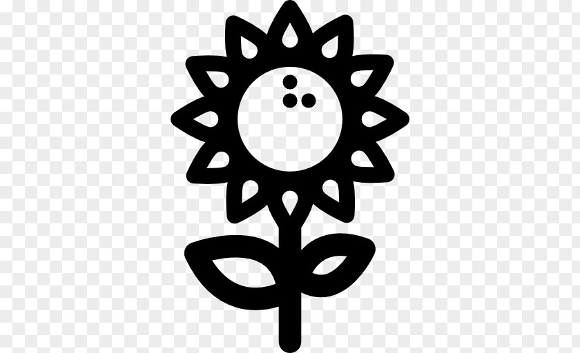 Sunflower Silhouette PNG