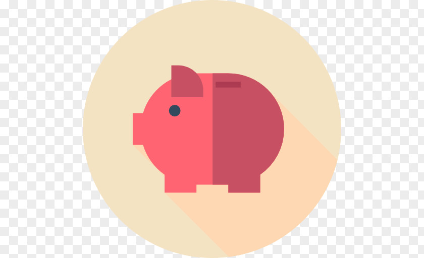 Piggy Bank HappyLappy Clip Art PNG