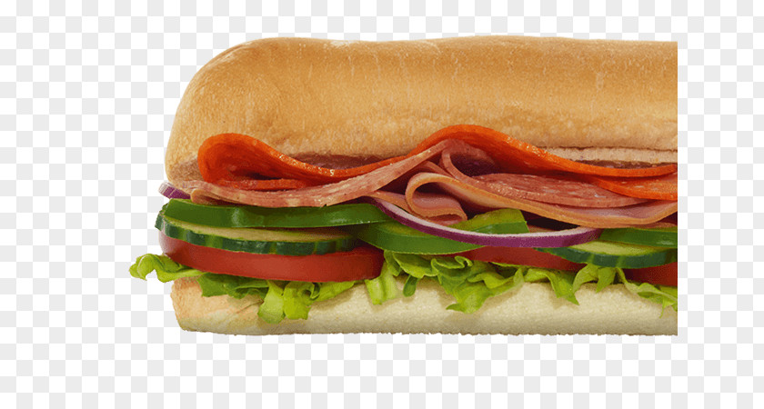 Sub Sandwich Submarine SUBWAY Bacon Salad PNG
