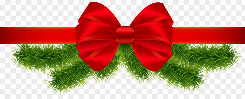 Christmas Ribbon Transparent Clip Art PNG