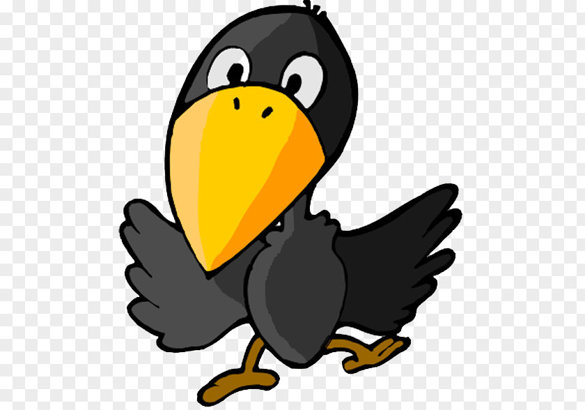 Cute Cartoon Raven + Common OWASP PNG