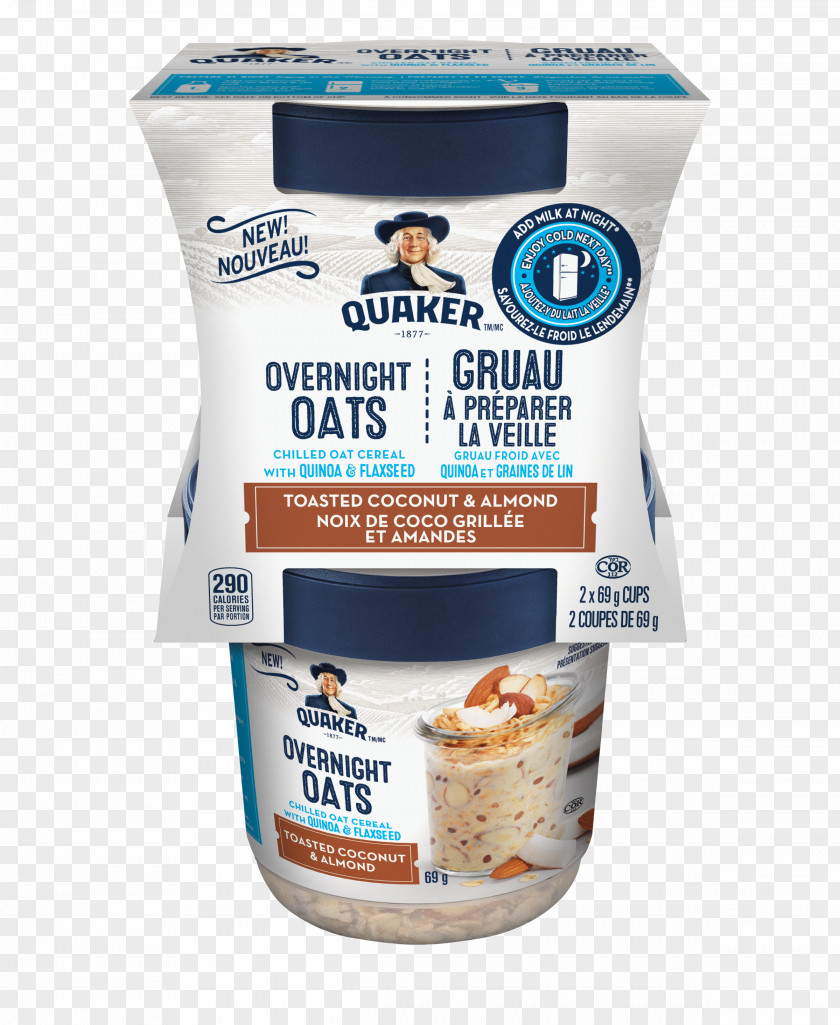 Breakfast Cereal Porridge Milk Quaker Oats Company PNG