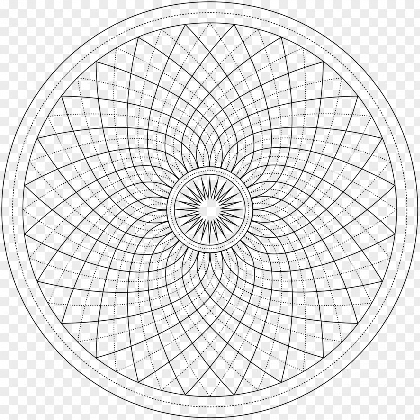 Line Sacred Geometry Coloring Book Art Clip PNG