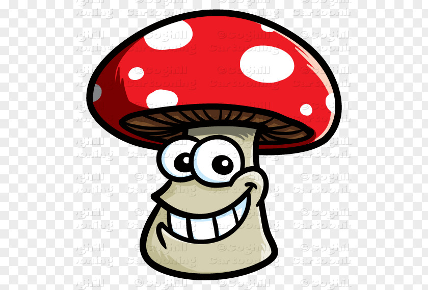 Mushroom Cartoon Smile Fungus Clip Art PNG