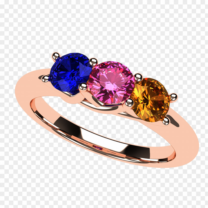 Ring Amethyst Colored Gold Jewellery PNG