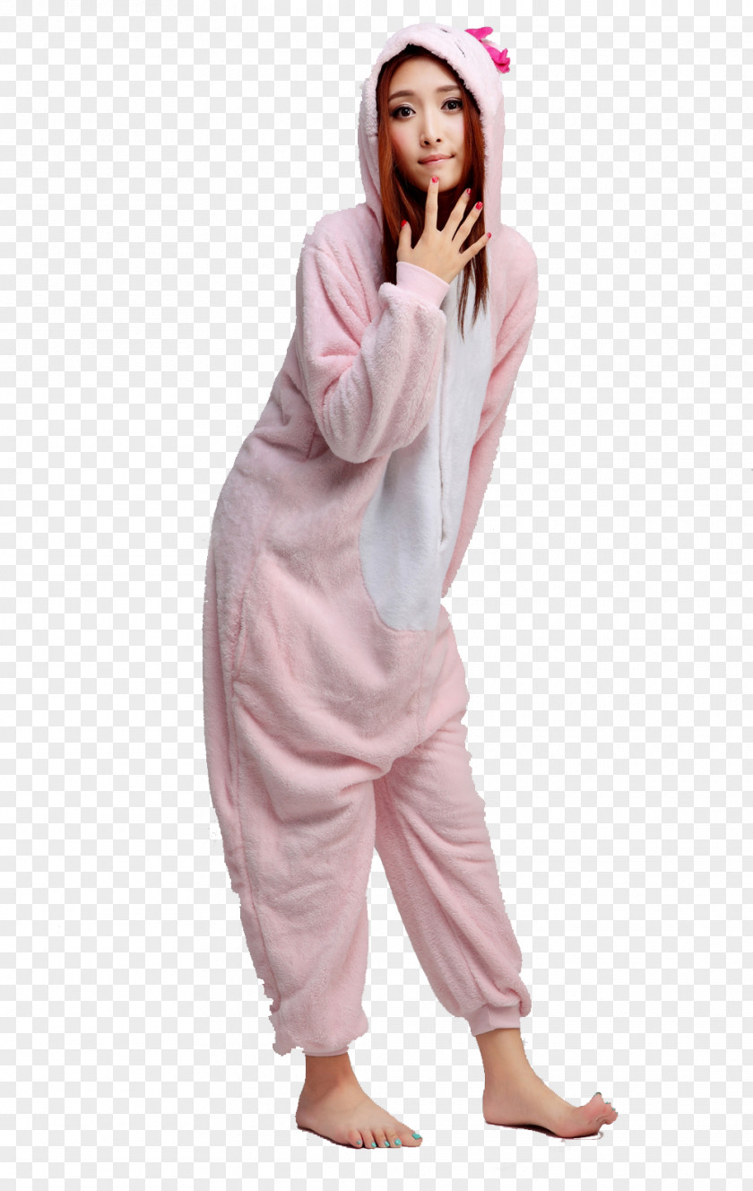 T-shirt Hello Kitty Pajamas Onesie Kigurumi Sanrio PNG