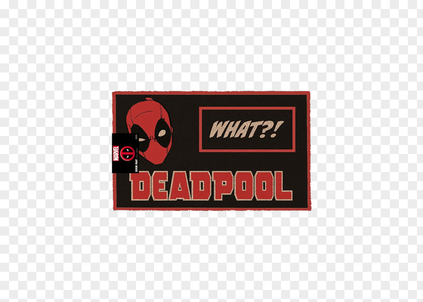 Welcome Mat Deadpool Brand Logo Marvel Comics PNG