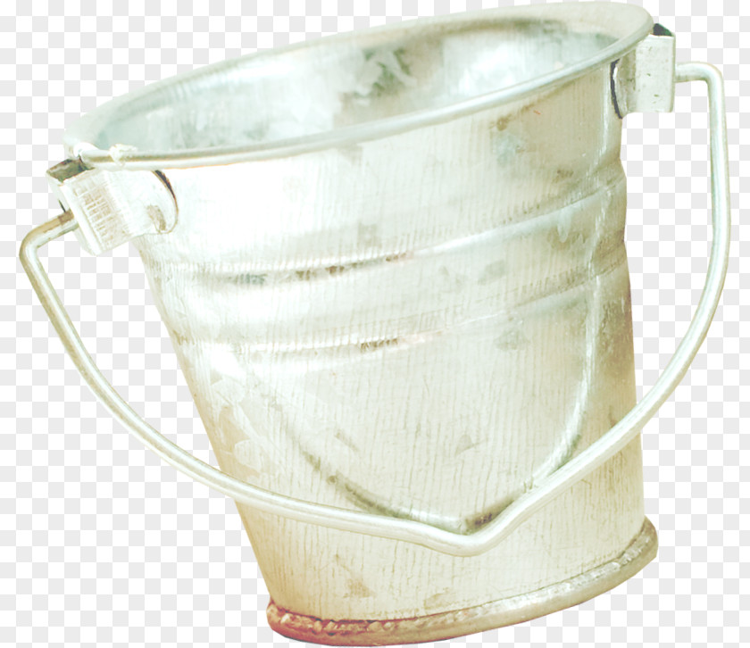 White Bucket Paint PNG