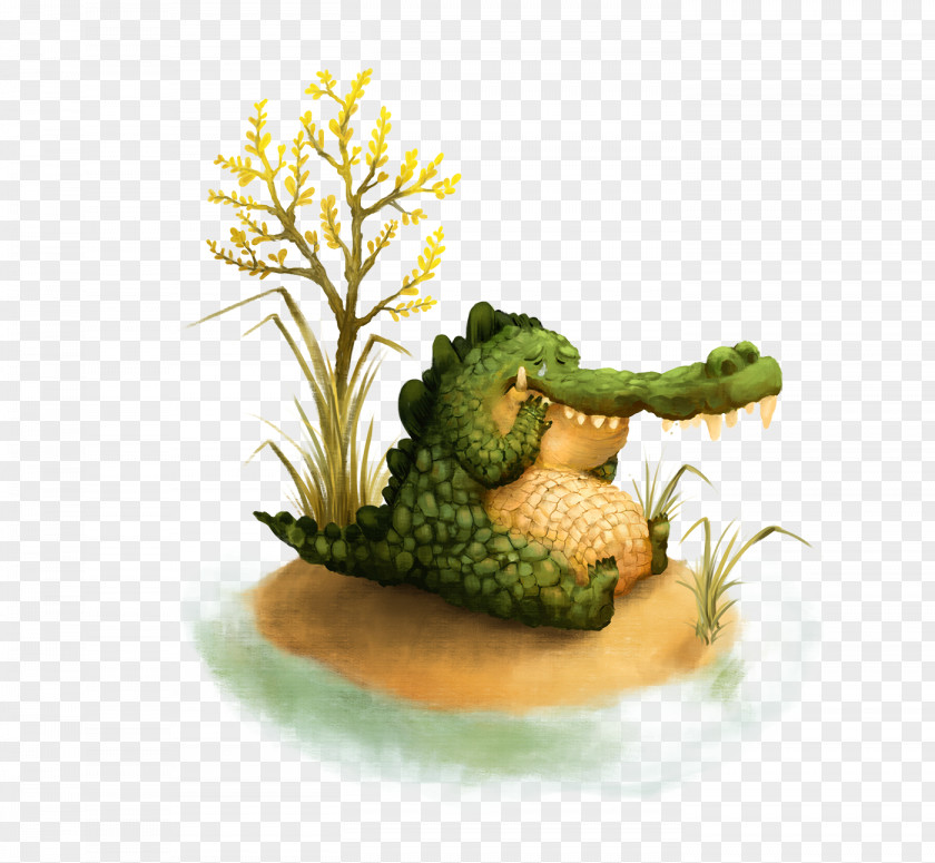 A Dinosaur Cartoon Illustration PNG