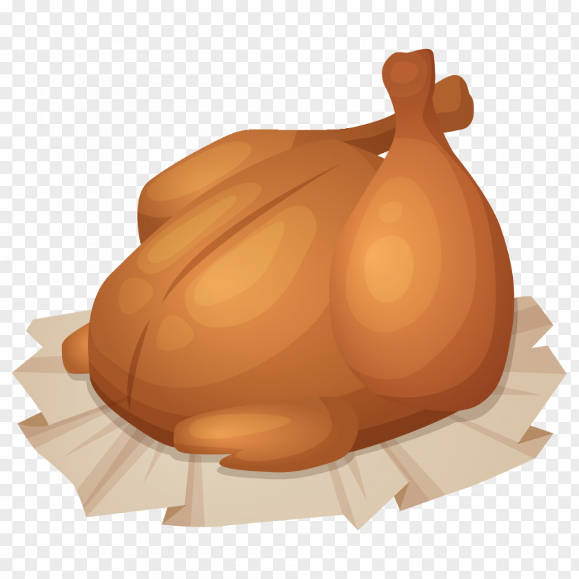 Hand Painted Chicken Barbecue Roast Beef PNG