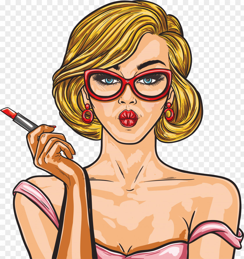 Lipstick Beauty Art PNG