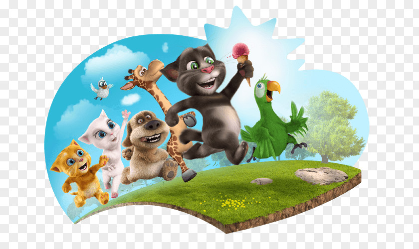 My Talking Tom Angela And Friends Hank Gold Run PNG