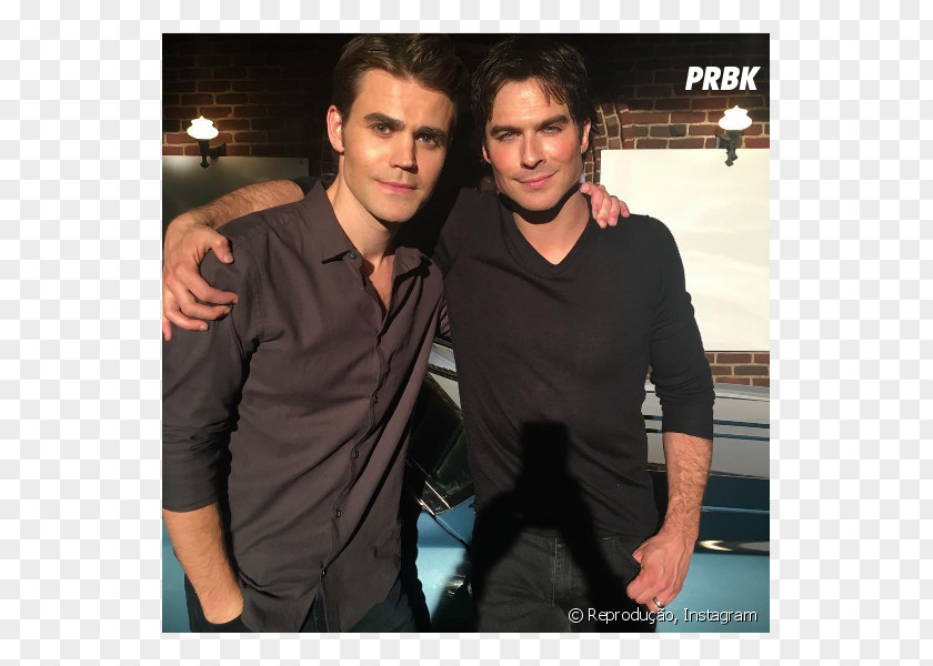 Paul Wesley Ian Somerhalder The Vampire Diaries Damon Salvatore Elena Gilbert PNG