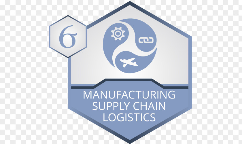 Supply Chain Logo Lean Six Sigma Manufacturing Business Process Logistics PNG