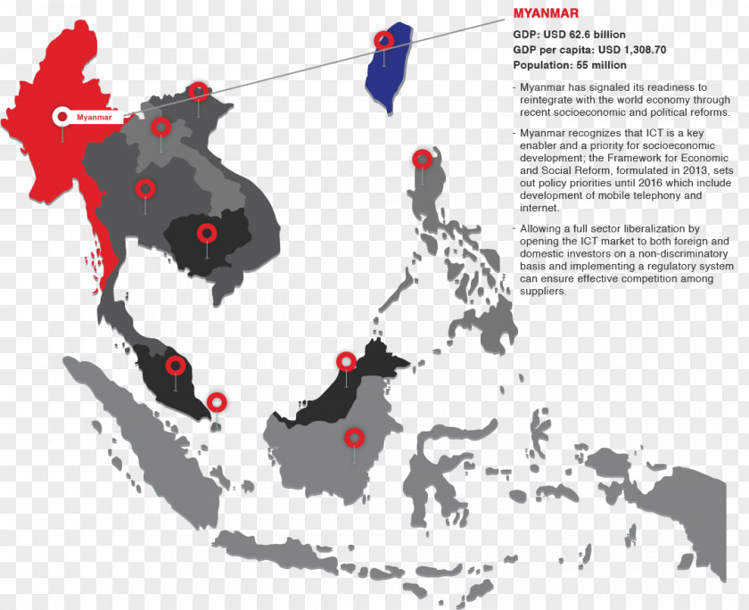 All Myanmar Burma Vector Map Mapa Polityczna PNG