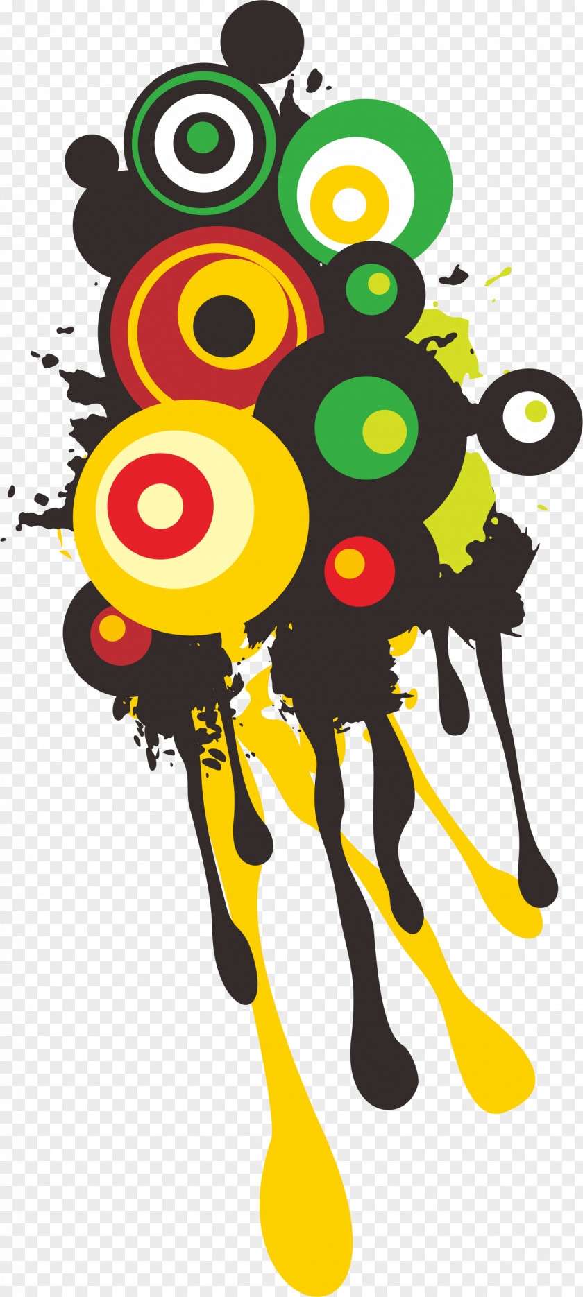 Color Trends Circles Graphic Design Clip Art PNG